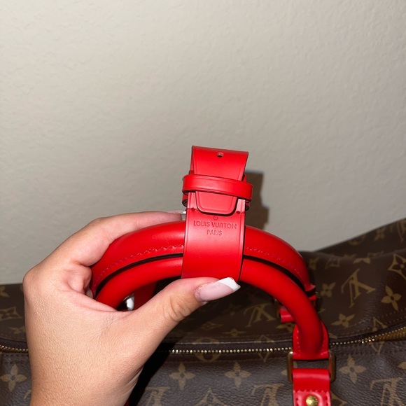 Louis Vuitton Keepall Bandouliere 50 Coquelicot - Picture 16 of 16